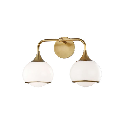 Mitzi - H281302-AGB - Two Light Bath and Vanity - Reese - Aged Brass