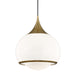 Mitzi - H281701L-AGB - One Light Pendant - Reese - Aged Brass