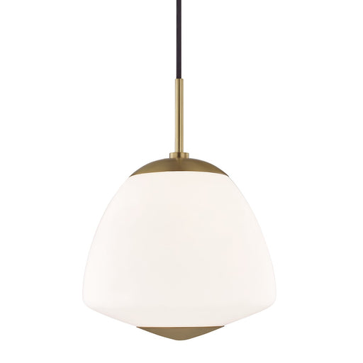 Mitzi - H288701L-AGB - One Light Pendant - Jane - Aged Brass