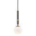 Mitzi - H289701S-AGB - One Light Pendant - Brielle - Aged Brass