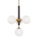 Mitzi - H289804-AGB - Four Light Chandelier - Brielle - Aged Brass