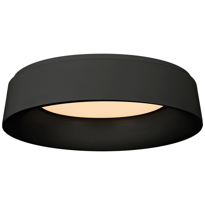 Visual Comfort Signature - BBL 4096BLK - LED Flush Mount - Halo - Matte Black