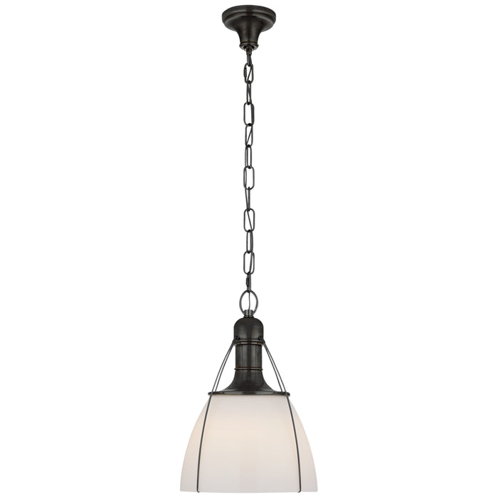 Visual Comfort Signature - CHC 5475BZ-WG - One Light Pendant - Prestwick - Bronze