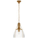 Visual Comfort Signature - CHC 5476AB-CG - One Light Pendant - Prestwick - Antique-Burnished Brass