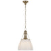 Visual Comfort Signature - CHC 5476AN-WG - One Light Pendant - Prestwick - Antique Nickel