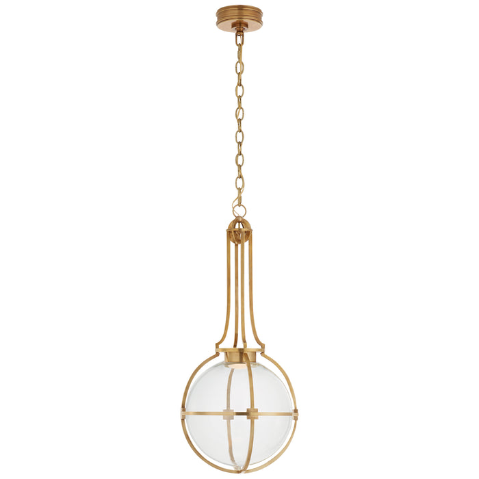 Visual Comfort Signature - CHC 5478AB-CG - LED Pendant - Gracie - Antique-Burnished Brass