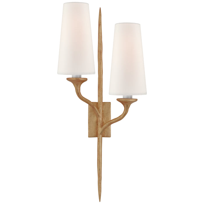 Visual Comfort Signature - JN 2076AGL-L - Two Light Wall Sconce - Iberia - Antique Gold Leaf