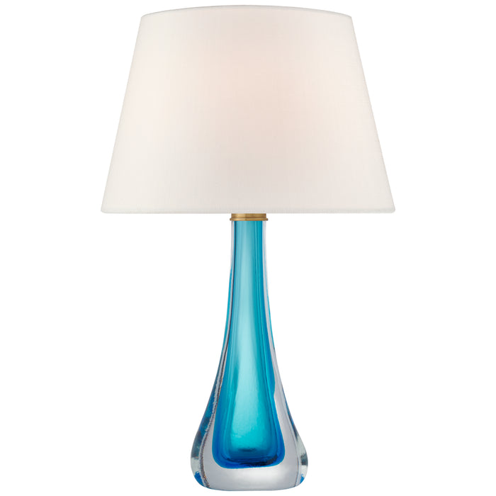 Visual Comfort Signature - JN 3711CEB-L - One Light Table Lamp - Christa - Cerulean Blue Glass