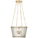 Visual Comfort Signature - S 5653HAB-AM - Four Light Chandelier - Cadence - Hand-Rubbed Antique Brass