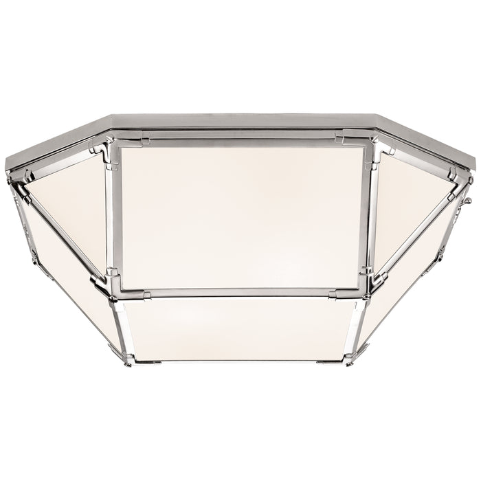 Visual Comfort Signature - SK 4009PN-WG - LED Flush Mount - Morris - Polished Nickel