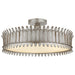 Visual Comfort Signature - SK 4207BSL - LED Semi-Flush Mount - Leslie - Burnished Silver Leaf