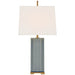 Visual Comfort Signature - TOB 3681PBC-L - One Light Table Lamp - Niki - Polar Blue Crackle