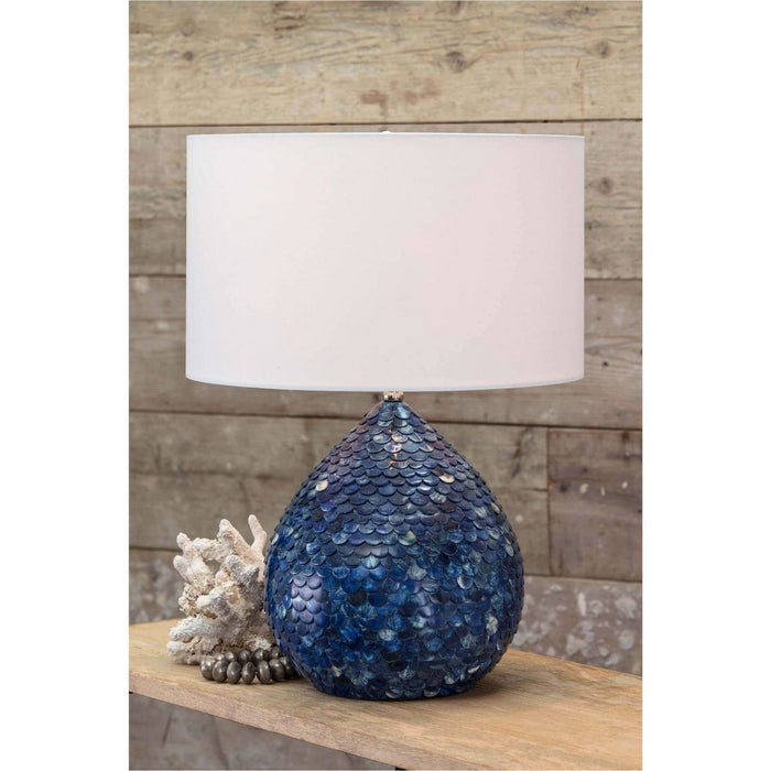 Regina Andrew - 13-1326BLU - One Light Table Lamp - Sirene - Blue