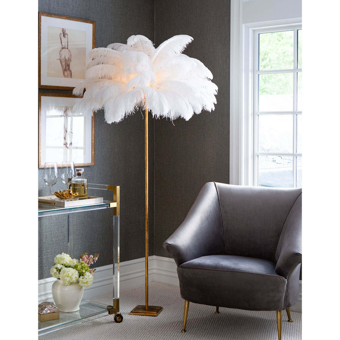 Regina Andrew - 14-1038 - One Light Floor Lamp - Josephine - Antique Gold Leaf