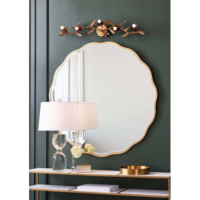 Regina Andrew - 15-1091 - Five Light Wall Sconce - Trillium - Antique Gold Leaf