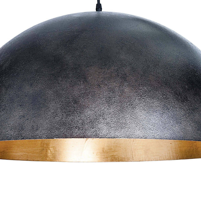 Regina Andrew - 16-1090BLK - One Light Pendant - Sigmund - Blackened Steel