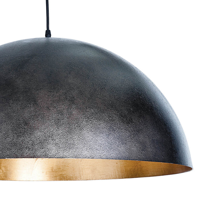 Regina Andrew - 16-1091BLK - One Light Pendant - Sigmund - Blackened Steel