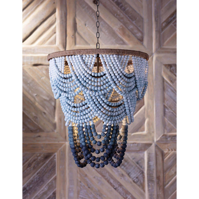 Regina Andrew - 16-1179 - Six Light Chandelier - Ombre - Blue