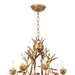 Regina Andrew - 16-1194 - 15 Light Chandelier - Trillium - Antique Gold Leaf