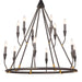 Regina Andrew - 16-1212 - 12 Light Chandelier - Sierra - Blackened Steel