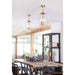 Regina Andrew - 16-1247NB - Three Light Pendant - Cafe - Natural Brass