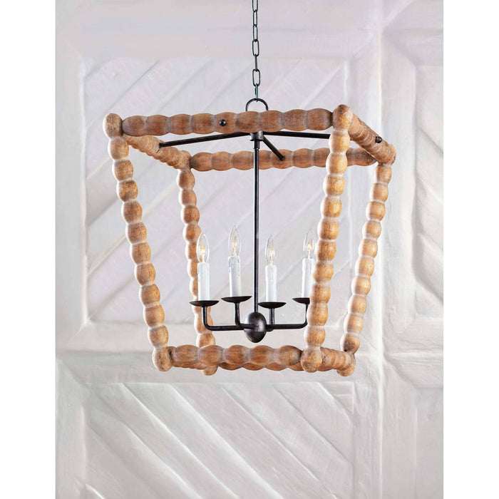 Regina Andrew - 16-1254NAT - Four Light Chandelier - Perennial - Natural