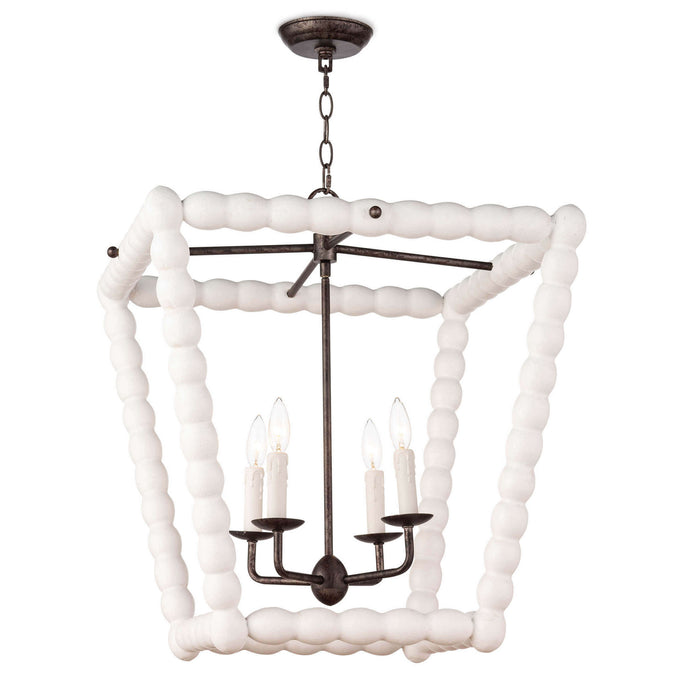 Regina Andrew - 16-1254WT - Four Light Chandelier - Perennial - White