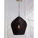 Regina Andrew - 16-1261BLK - One Light Pendant - Georgian - Black