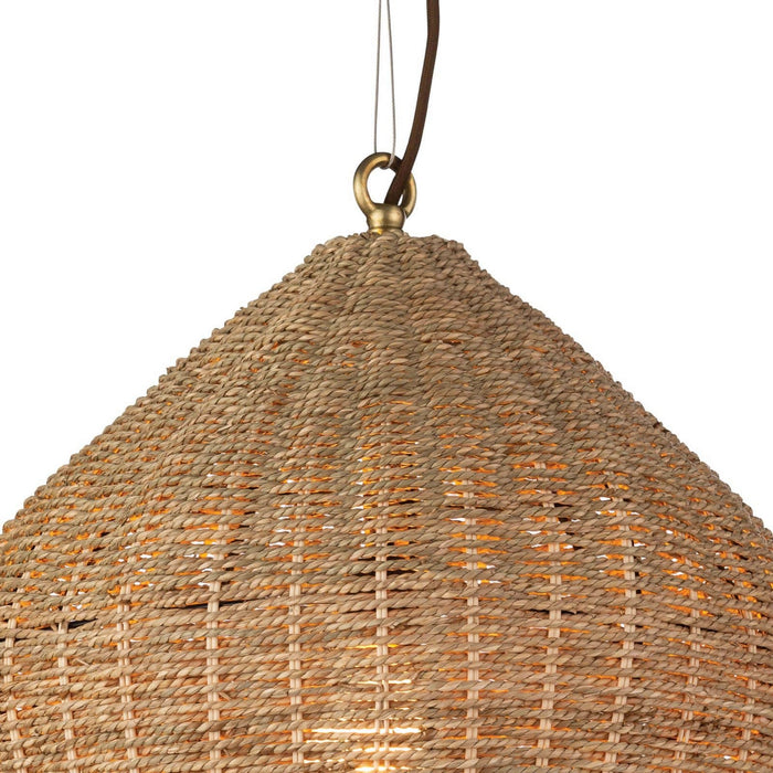 Regina Andrew - 16-1261NAT - One Light Pendant - Georgian - Natural