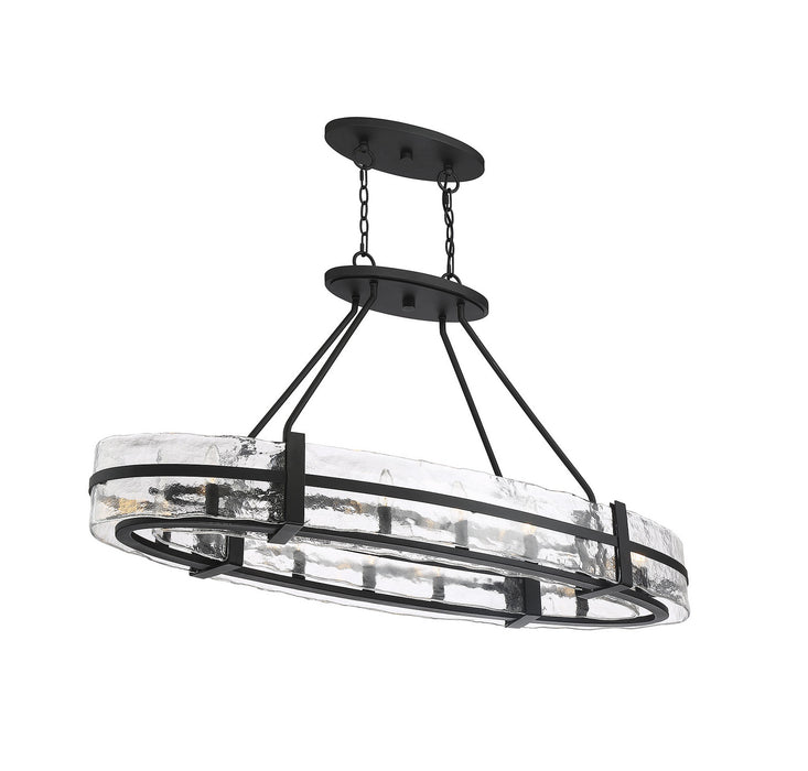 Savoy House - 1-1852-10-89 - Ten Light Chandelier - Hudson - Matte Black