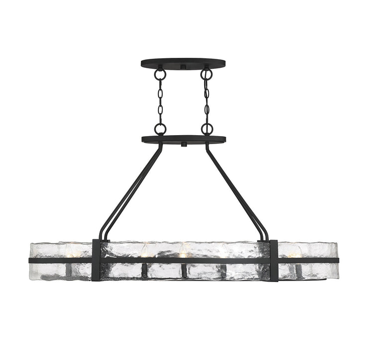 Savoy House - 1-1852-10-89 - Ten Light Chandelier - Hudson - Matte Black