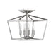 Savoy House - 6-328-4-109 - Four Light Semi-Flush Mount - Townsend - Polished Nickel