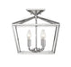 Savoy House - 6-328-4-109 - Four Light Semi-Flush Mount - Townsend - Polished Nickel