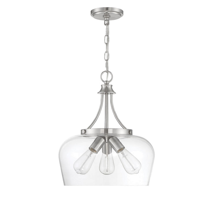 Savoy House - 7-4034-3-SN - Three Light Pendant - Octave - Satin Nickel