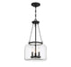 Savoy House - 7-9006-3-89 - Three Light Pendant - Akron - Matte Black