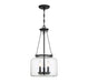 Savoy House - 7-9006-3-89 - Three Light Pendant - Akron - Matte Black