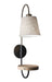 Adesso Home - 3406-21 - Wall Lamp - Jeffrey - Black