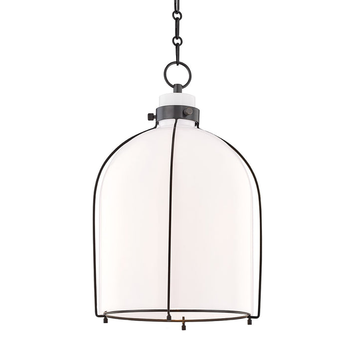 Hudson Valley - 7314-OB - One Light Pendant - Eldridge - Old Bronze