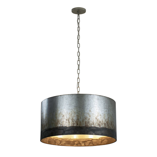 Varaluz - 323P04OG - Four Light Pendant - Cannery - Ombre Galvanized