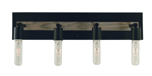 Framburg - 5439 MBLACK - Four Light Wall Sconce - Loft - Matte Black