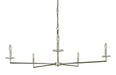 Framburg - 5450 PN - Five Light Chandelier - Muse - Polished Nickel