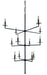 Framburg - 5452 MBLACK - 12 Light Foyer Chandelier - Muse - Matte Black