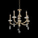 Allegri - 012170-045-FR001 - Five Light Chandelier - Floridia - Matte Brushed Champagne Gold