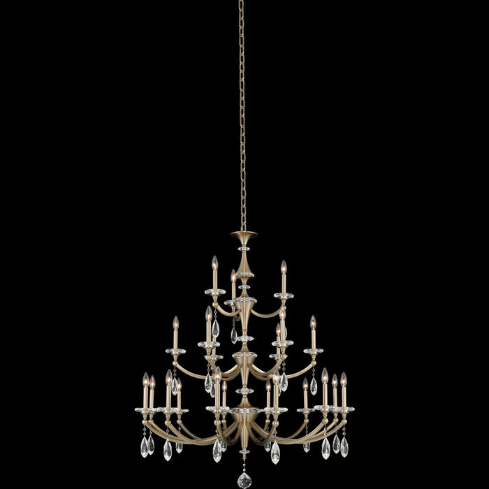 Allegri - 012174-045-FR001 - 21 Light Chandilier - Floridia - Matte Brushed Champagne Gold