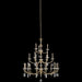 Allegri - 012174-045-FR001 - 21 Light Chandilier - Floridia - Matte Brushed Champagne Gold