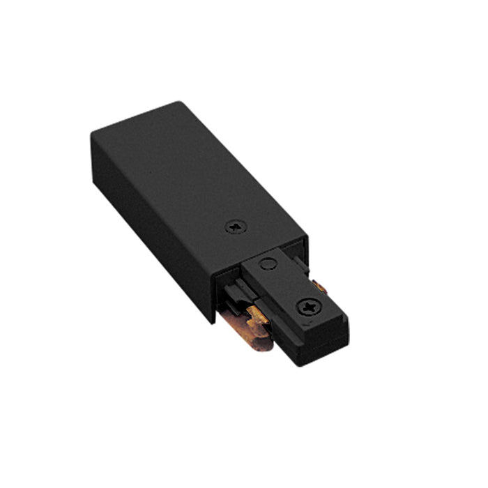 W.A.C. Lighting - J2-LE-BK - Track Connector - J Track - Black