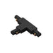 W.A.C. Lighting - J2-T-BK - Track Connector - J Track - Black