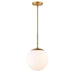 W.A.C. Lighting - PD-52310-AB - LED Pendant - Niveous - Aged Brass