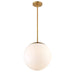 W.A.C. Lighting - PD-52313-AB - LED Pendant - Niveous - Aged Brass