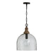 Capital Lighting - 336011YP-485 - One Light Pendant - Inglewood - Grey Wash and Dark Pewter